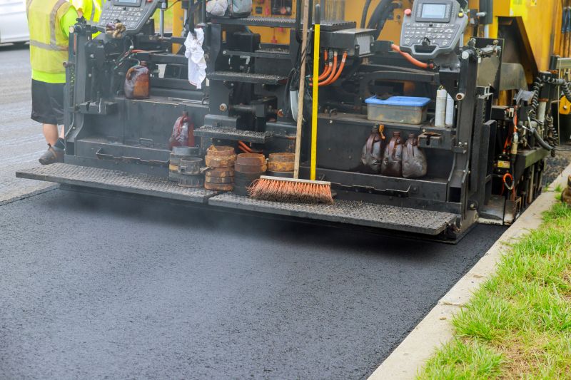 Asphalt Paving Equipment in Action